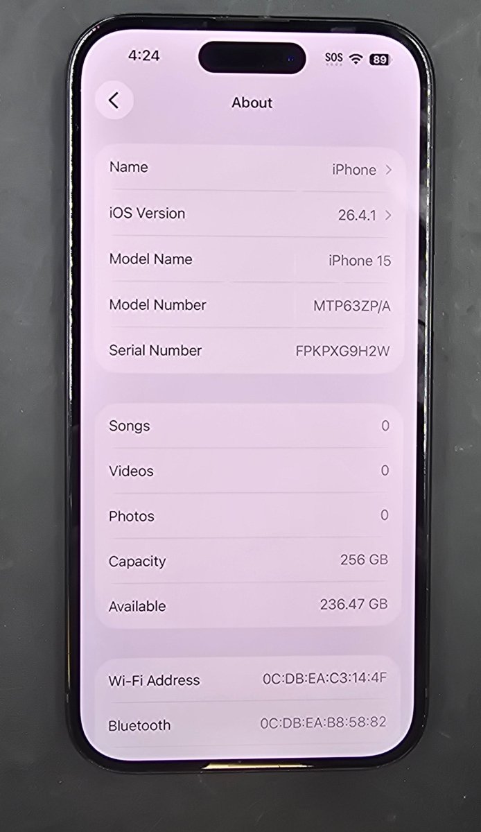 Apple IPhone 15 - 256GB - A3090|MTP63ZP/A - Mega Cash Sydney