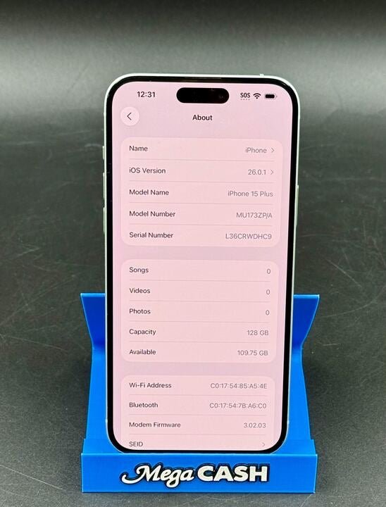 Apple iPhone 15 Plus 128GB - Unlocked MU173ZP/A - Mega Cash Sydney