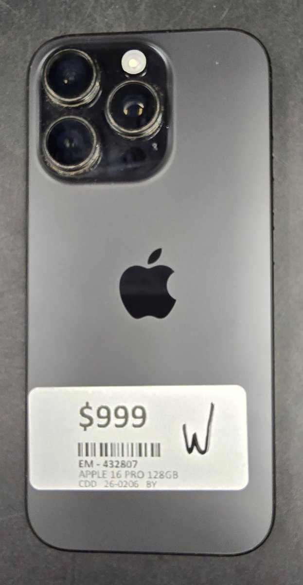 Apple IPhone 16 Pro - 128GB - A3293|MYND3X/A - Mega Cash Sydney