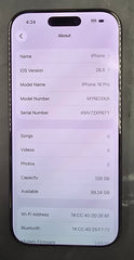 Apple IPhone 16 Pro - 128GB - A3293|MYND3X/A - Mega Cash Sydney