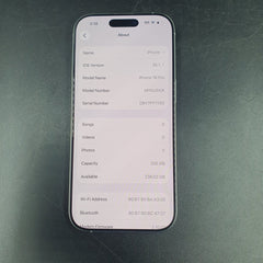 Apple iPhone 16 Pro 256GB Unlocked A3293 | MYNJ3X/A - Mega Cash Sydney