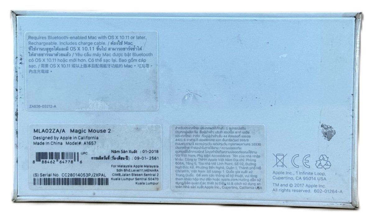 Apple Magic Mouse 2 A1657 - Mega Cash Sydney
