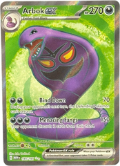 Arbok EX - 151 - 185/165 - Mega Cash Sydney