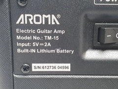 Aroma TM - 15 Black Electric Guitar Amplifier 15W - Mega Cash Sydney