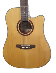 Ashton - D40SCEQ NT Dreadnought Acoustic Electric Cutaway - Guitar - Mega Cash Sydney