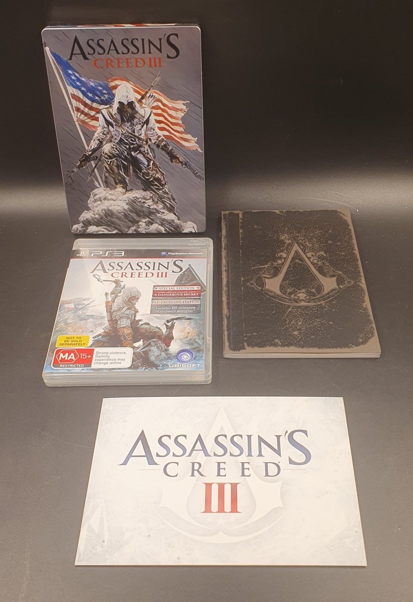 Assassins Creed III - Freedom Edition - Playstation 3 (PS3) - Game Box Set - Mega Cash Sydney