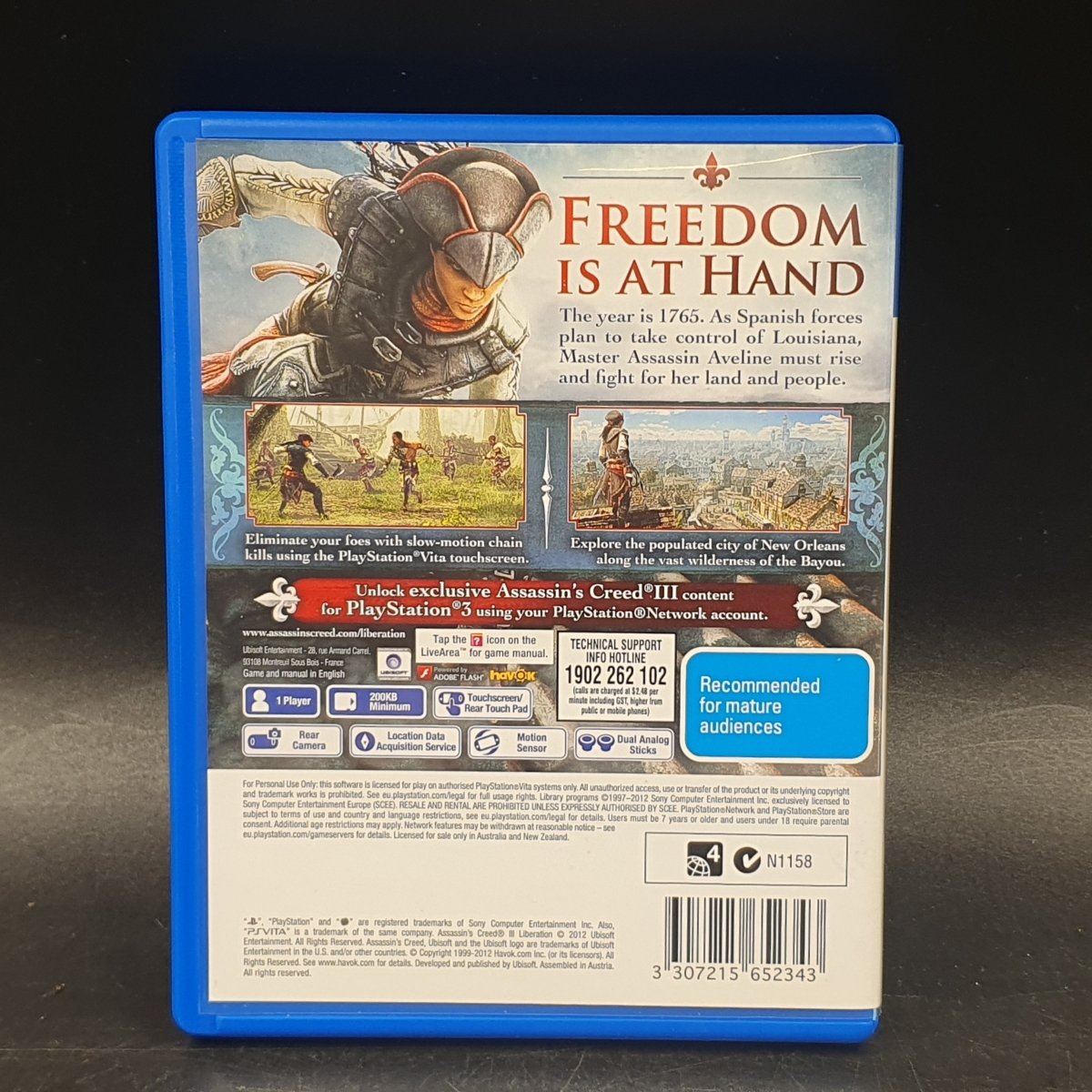 Assassin's Creed III - Liberation - PSVita Game - Mega Cash Sydney