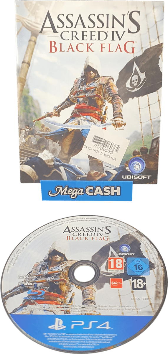 Assassin's Creed IV - Black Flag - PlayStation 4/PS4 Game - Mega Cash Sydney