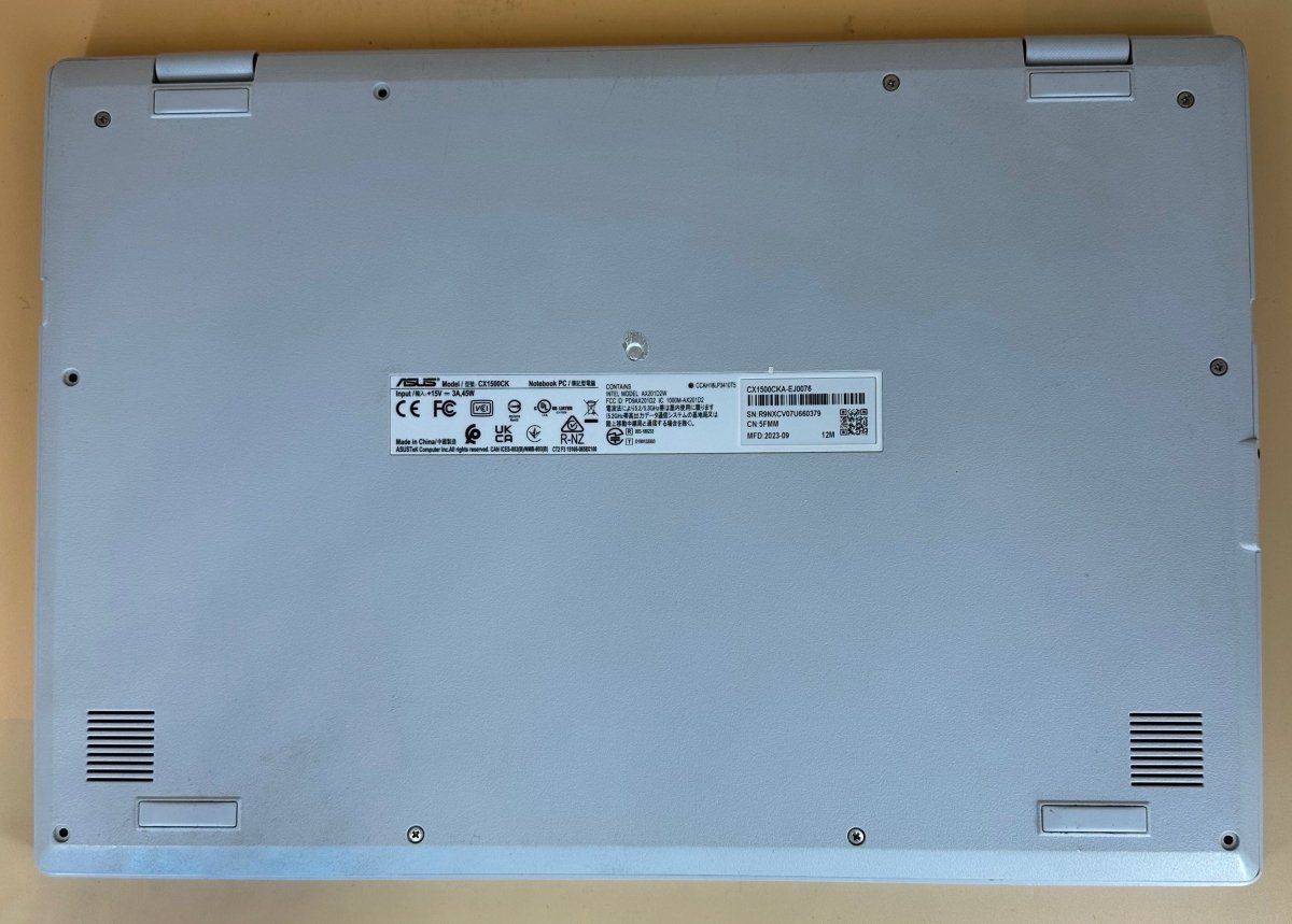 ASUS Chromebook CX1 @60Hz Intel Celeron 64GB/4GB - CX1500CK - Mega Cash Sydney