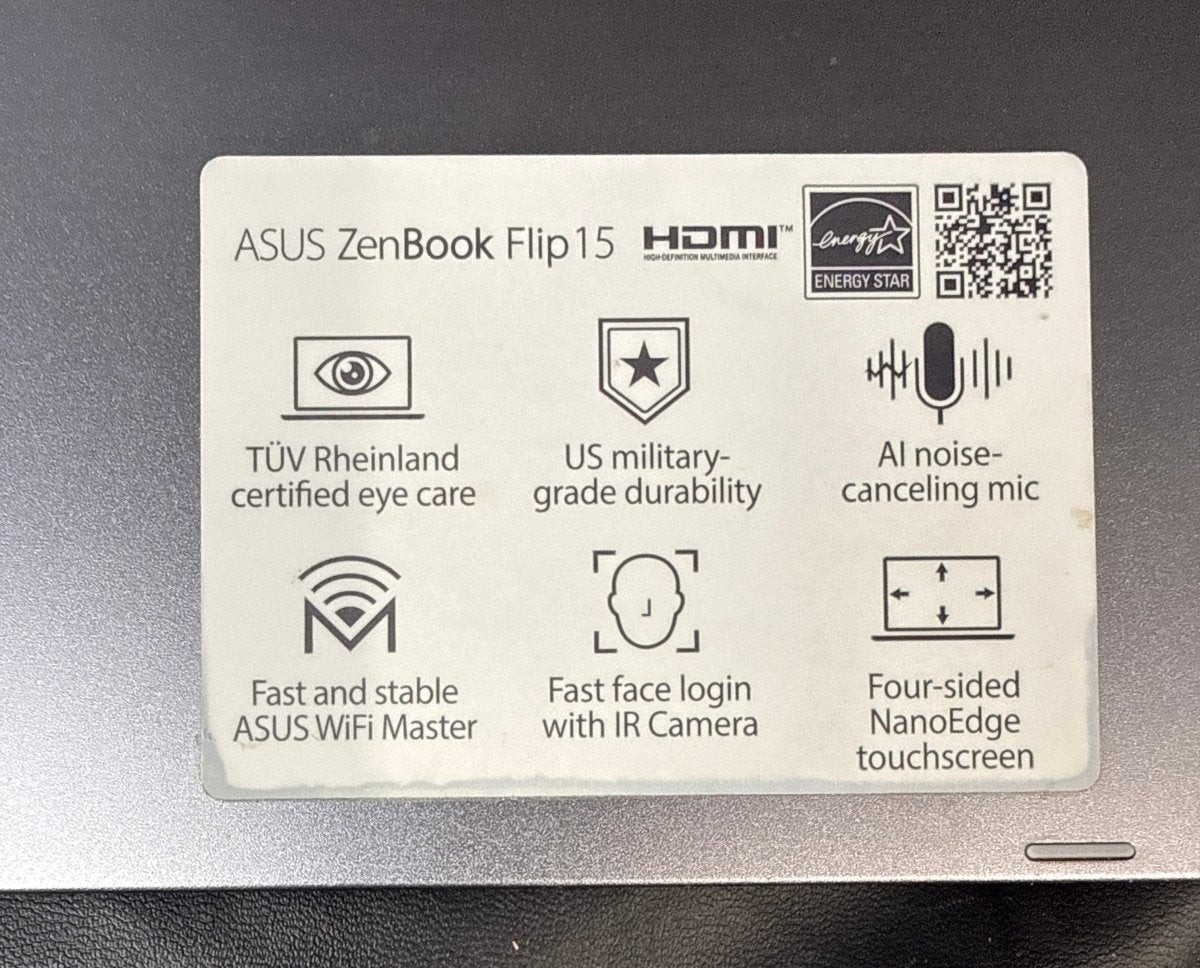 ASUS - Zenbook Flip 15 - Ryzen 7 5700u @ 1.8Ghz - 16/512GB - GeForce MX450 - Win 11 - Mega Cash Sydney