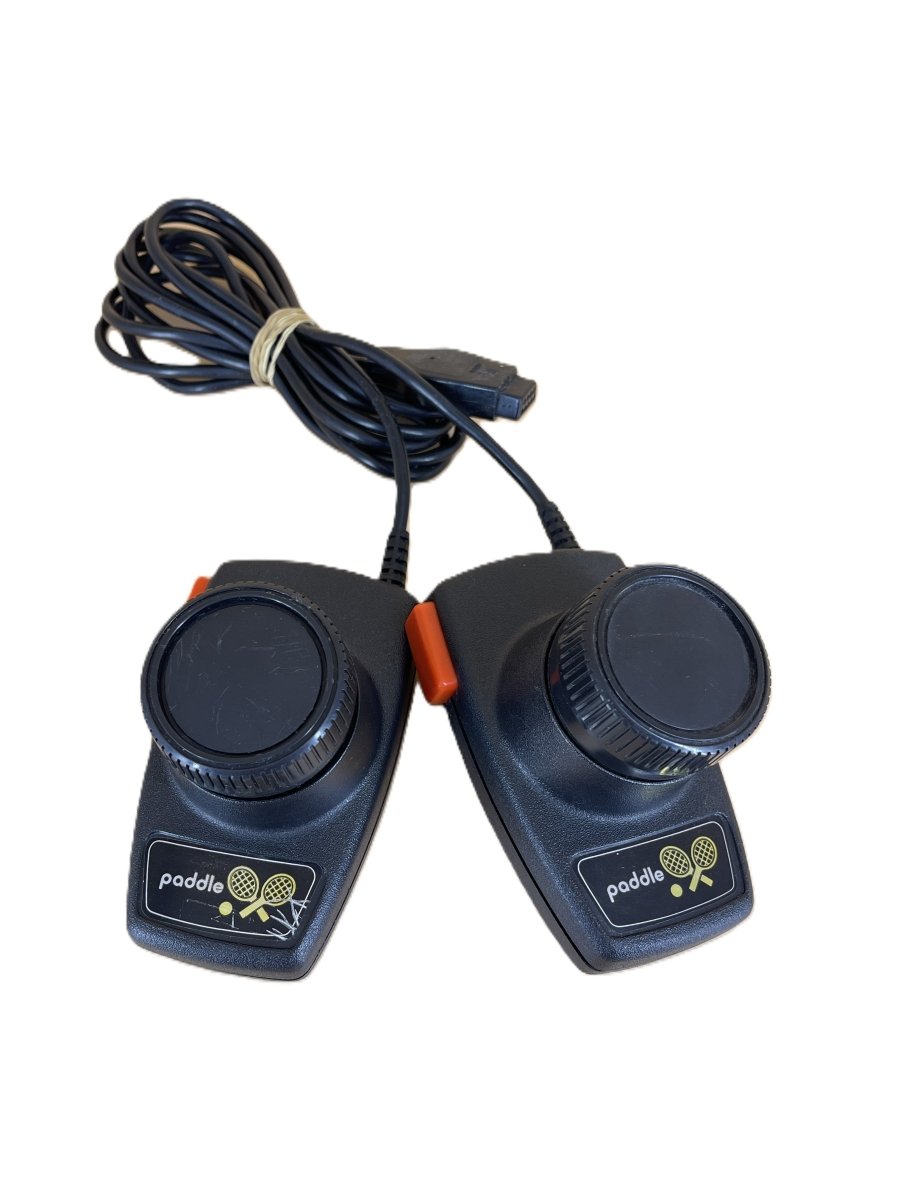 Atari 2600 Woody Game Console Paddle & Joystick Controllers - Mega Cash Sydney