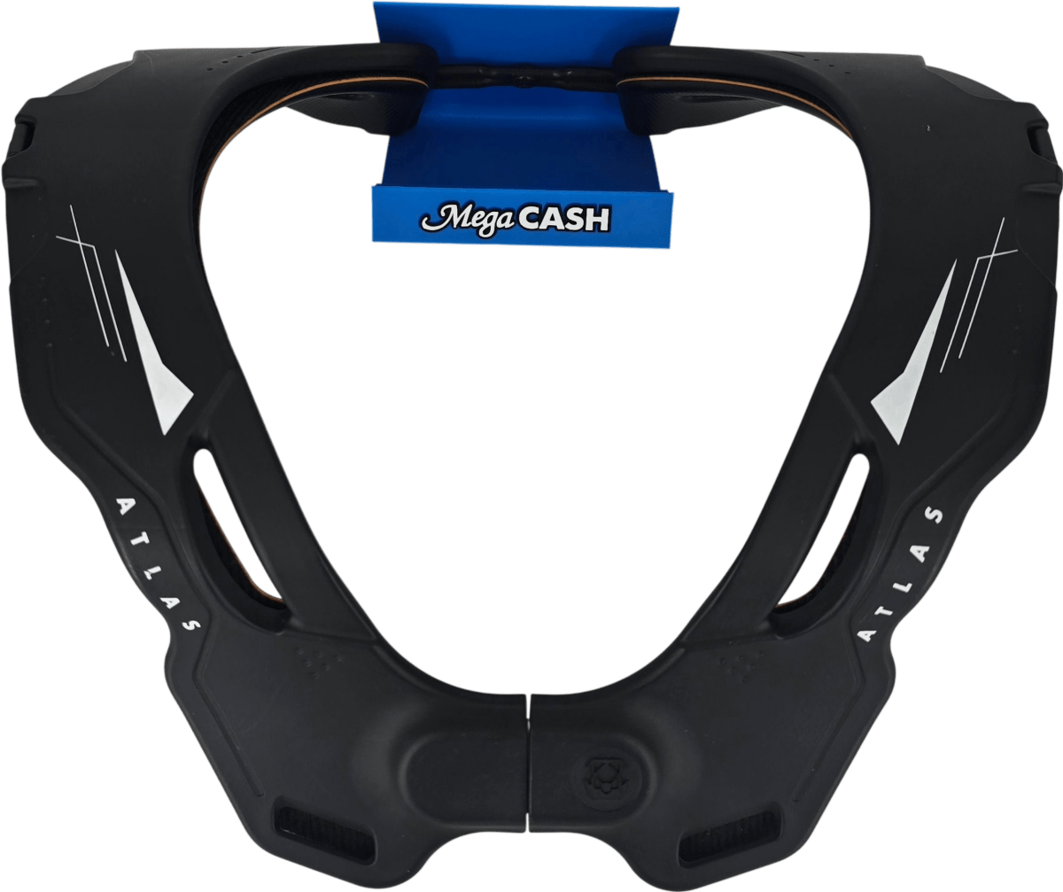 ATLAS NECK BRACE VISION COLLAR BLACK SIZE LG/XL - Mega Cash Sydney