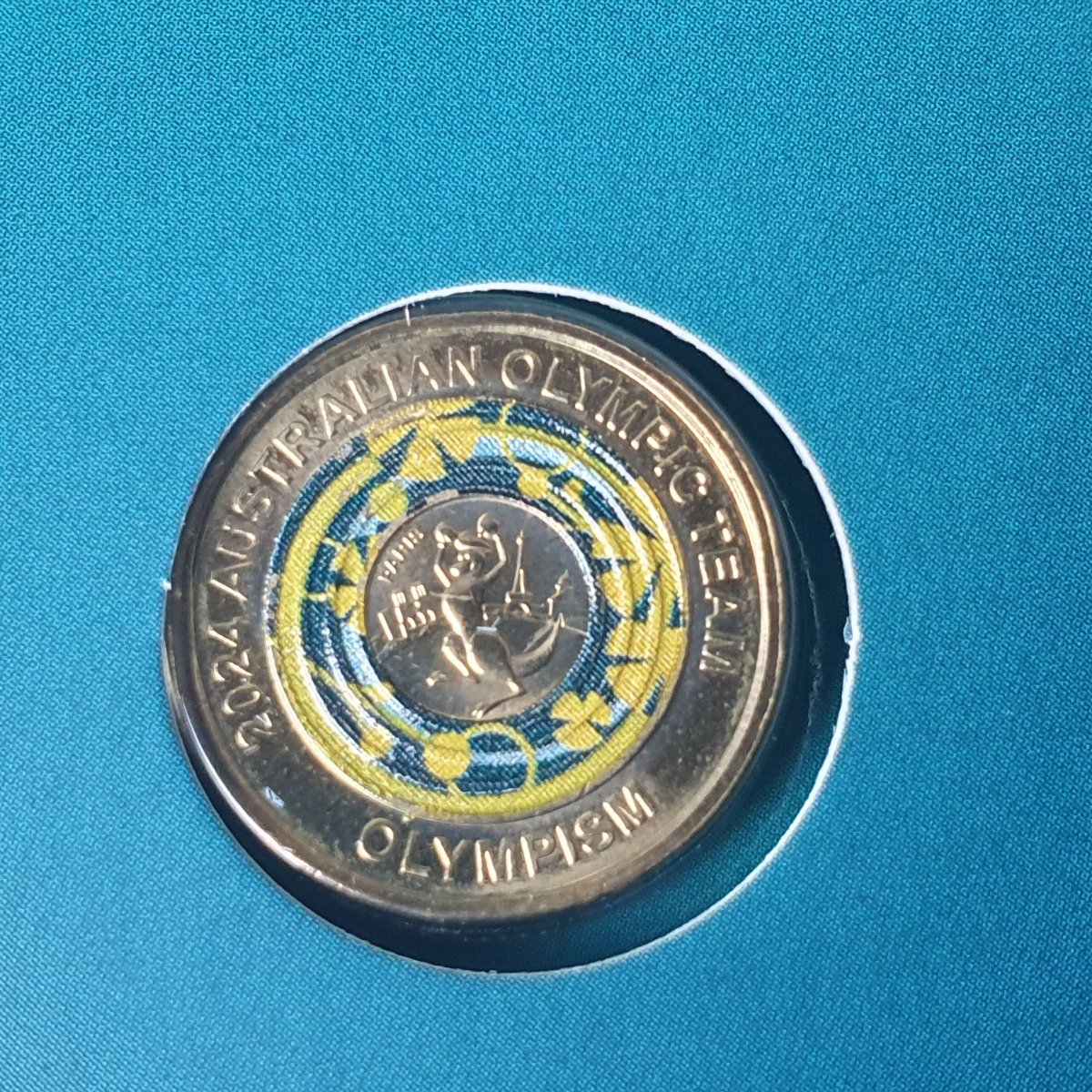 AUSTRALIA 2024 3 x $2 COLOURED COIN - AUSTRALIAN OLYMPIC TEAM - Mega Cash Sydney