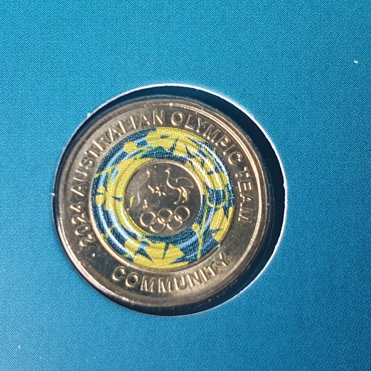 AUSTRALIA 2024 3 x $2 COLOURED COIN - AUSTRALIAN OLYMPIC TEAM - Mega Cash Sydney