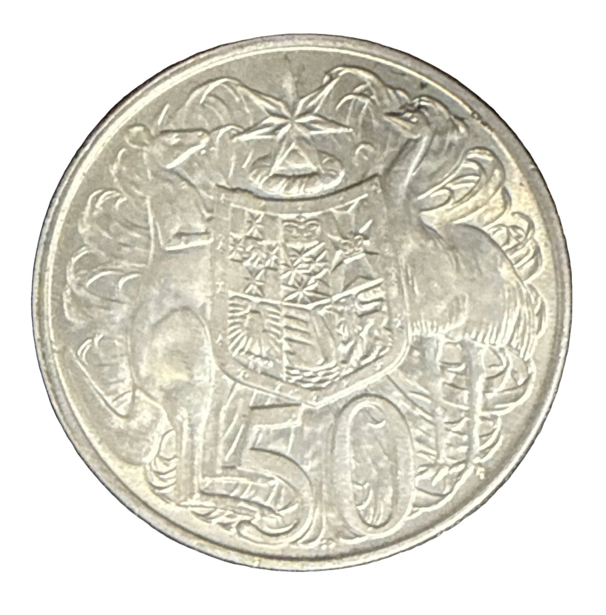 Australian 1966 Round Silver 50c Coin - Mega Cash Sydney