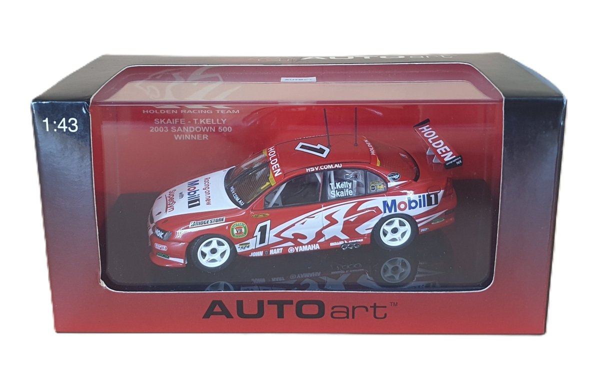 AutoArt - 1:43 Holden Commodore VY HRT Race Car 2003 Mark Skaife - Mega Cash Sydney