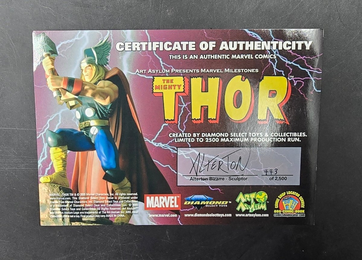 Avengers - The Mighty Thor - Statue - Marvel Milestones - Art Asylum - Mega Cash Sydney