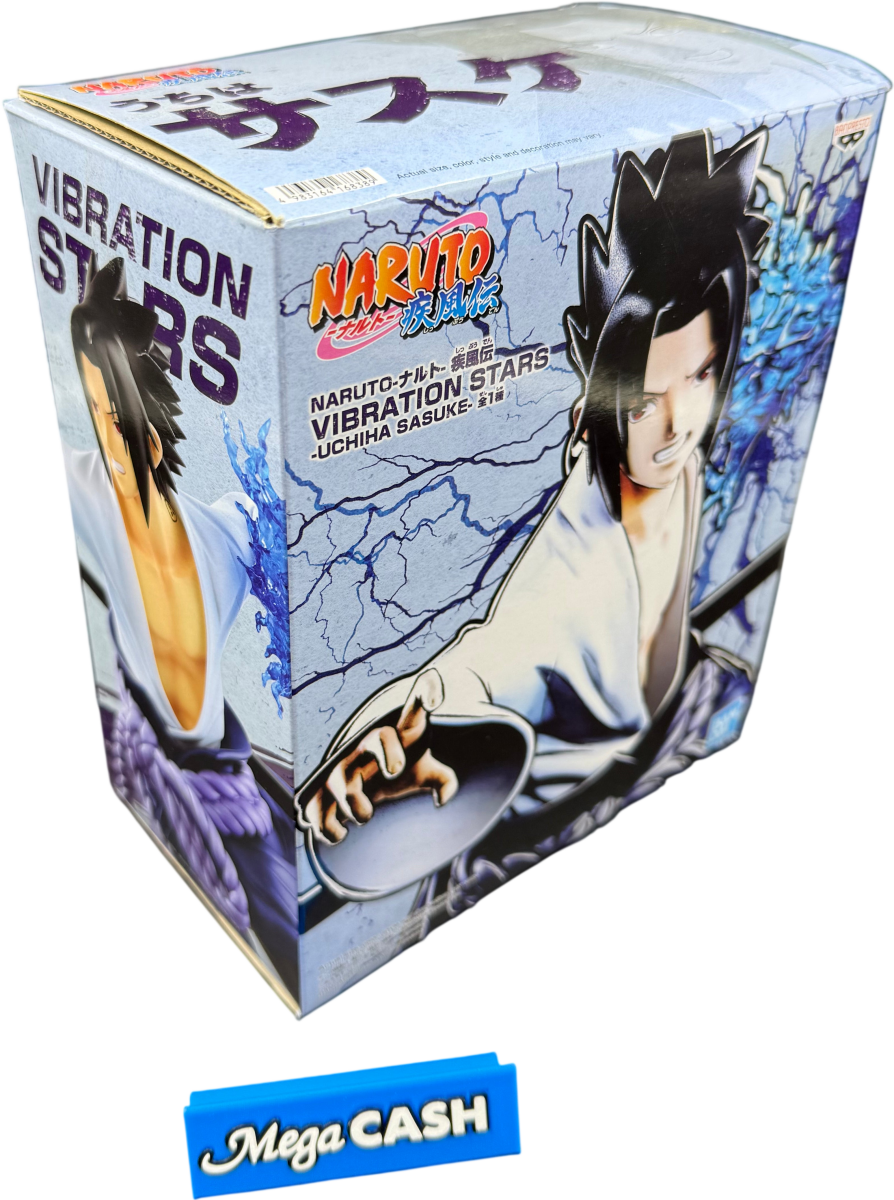 Bandai Naruto Figurine - Vibration Stars - Uchiha Sasuke - Mega Cash Sydney