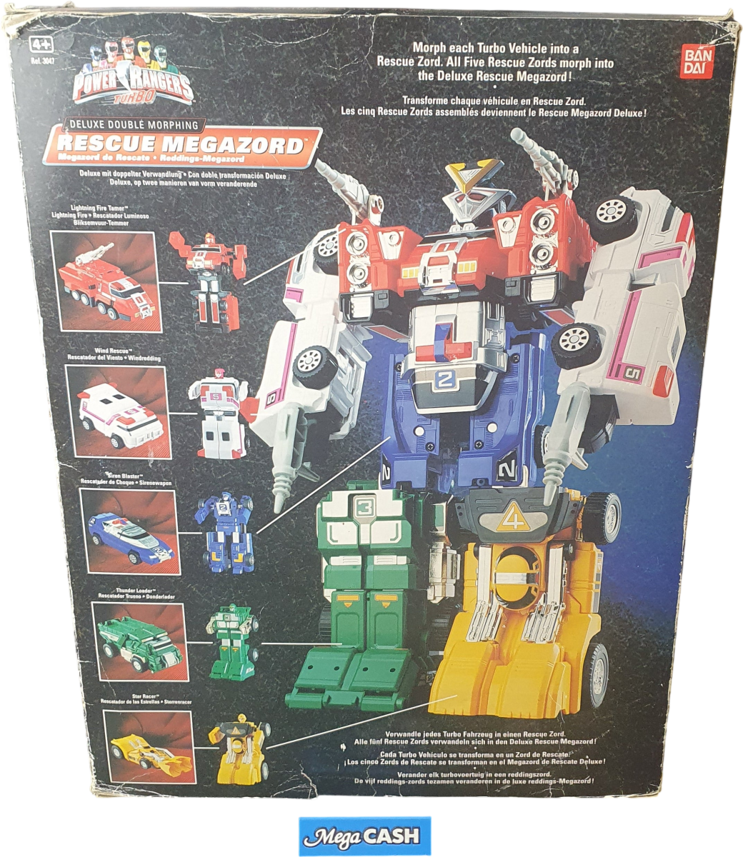 BANDAI - POWER RANGERS - TURBO - RESCUE MEGAZORD - Mega Cash Sydney
