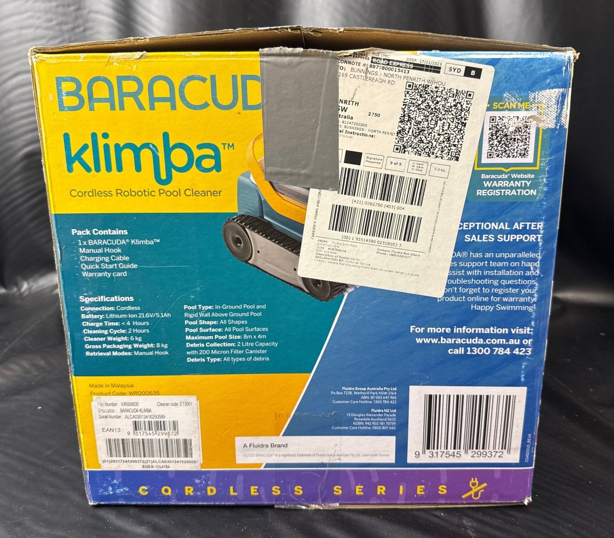 Baracuda - Klimba - Cordless Robotic Pool Cleaner - Mega Cash Sydney