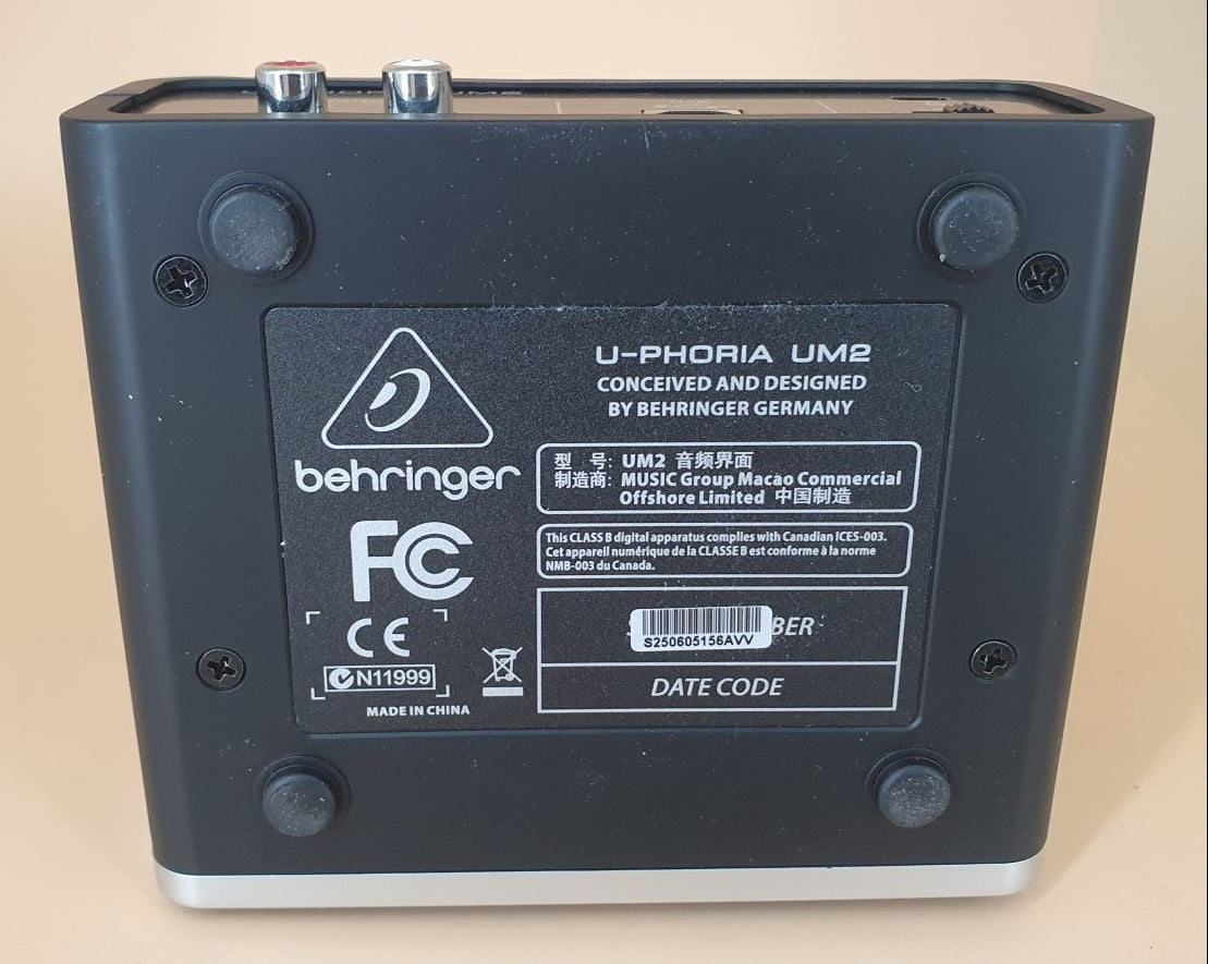 Behringer U - Phoria UM2 2x2 USB Audio Interface - Mega Cash Sydney