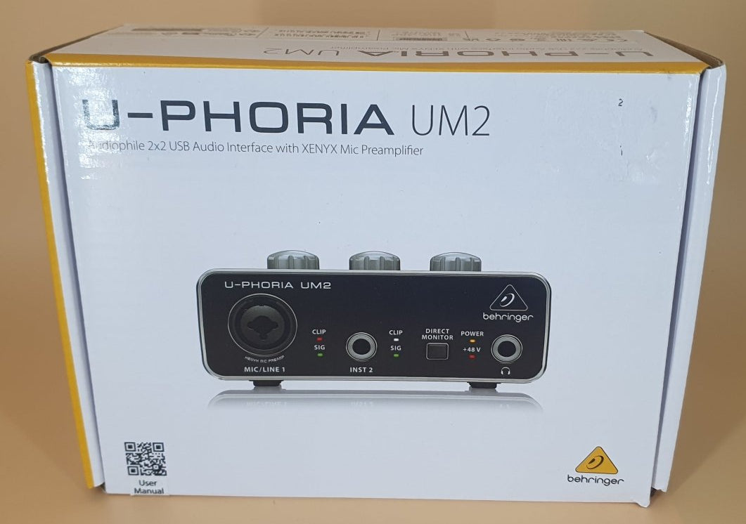 Behringer U - Phoria UM2 2x2 USB Audio Interface - Mega Cash Sydney