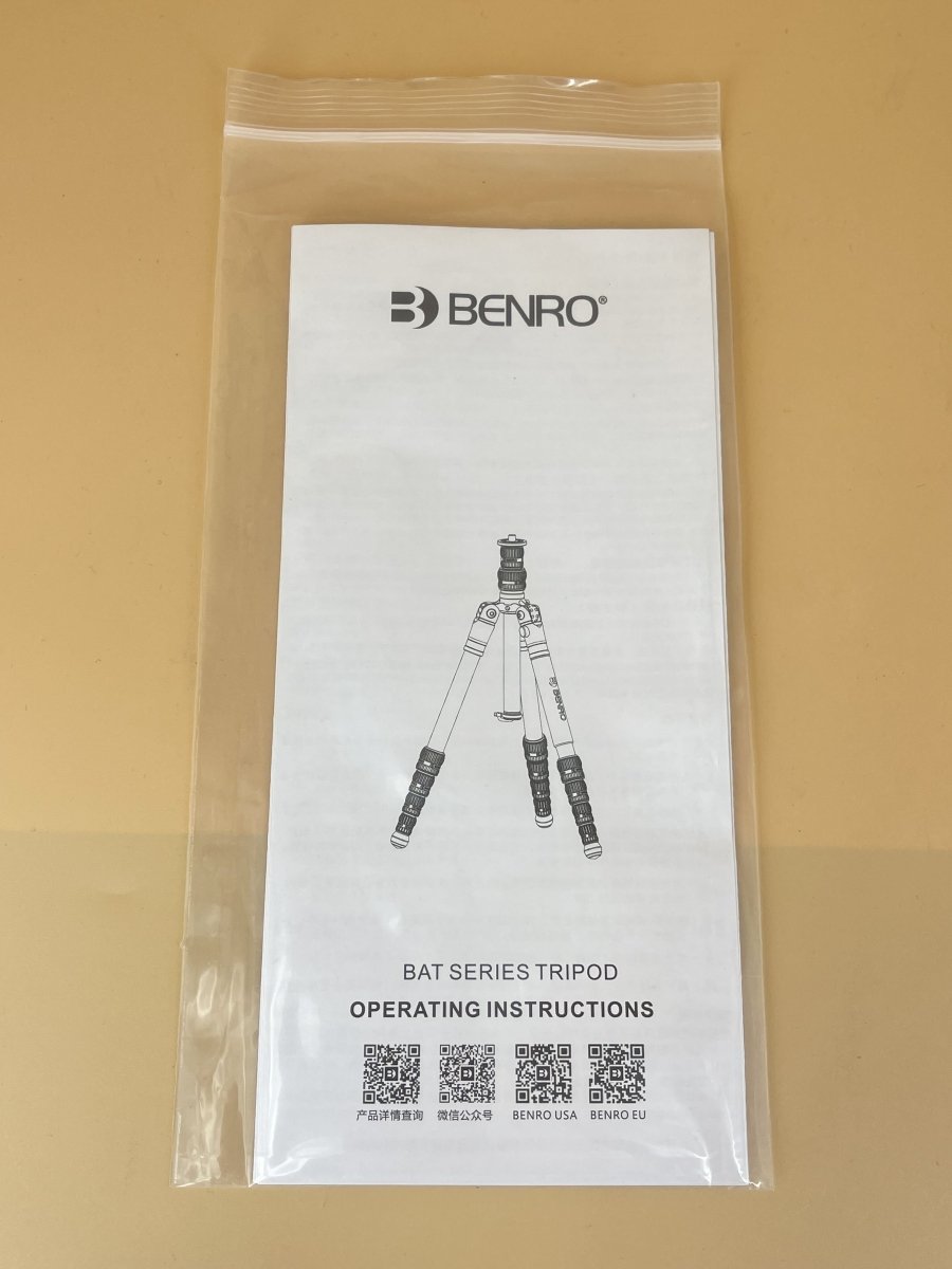 Benro Tripod In Travel Bag With Manual - Mega Cash Sydney