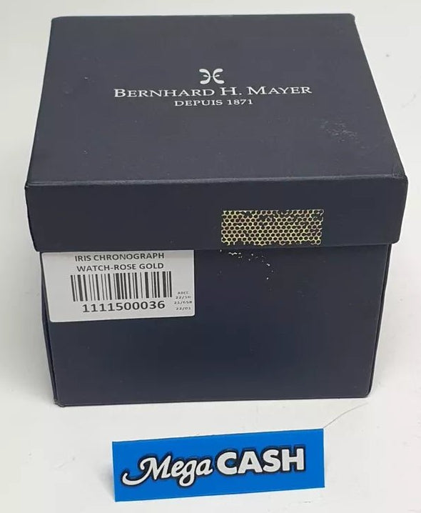 BERNHARD H. MAYER - Iris Chronograph Watch - Rose Gold - BH13/CWR - Mega Cash Sydney