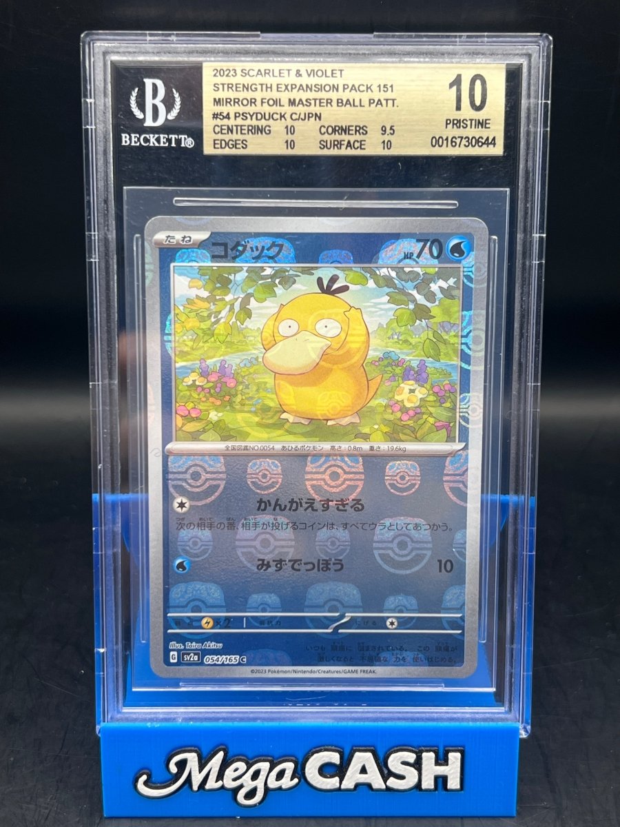 BGS 10 Psyduck 054/165 Japanese Masterball - Mega Cash Sydney