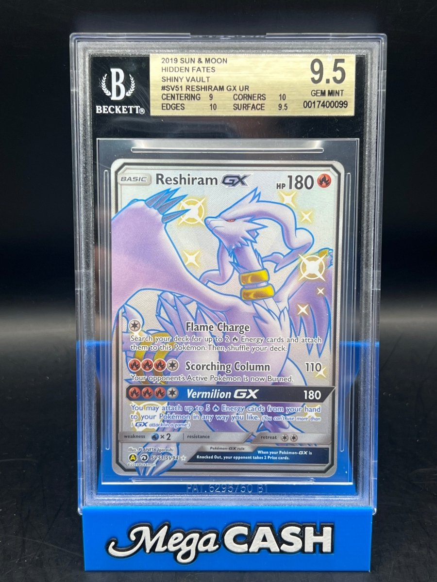 BGS 9.5 Reshiram GX SV51/SV94 Hidden Fates - Mega Cash Sydney