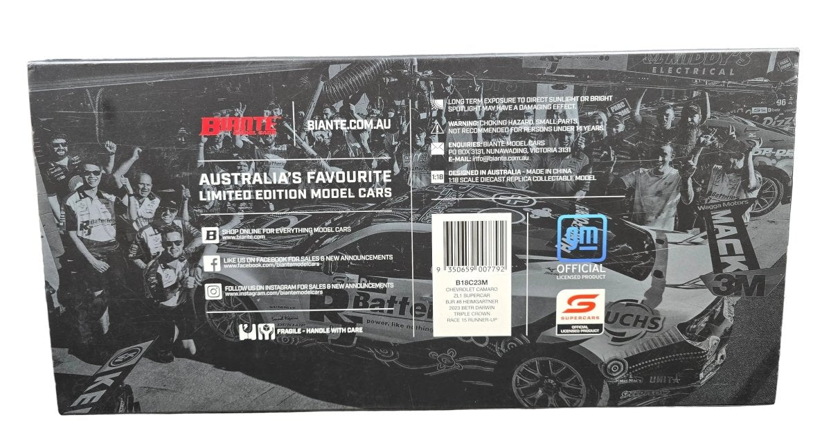 BIANTE - 1:18 2023 Andre Heimgartner - Darwin Indigenous Livery - BJR - 8 - Mega Cash Sydney