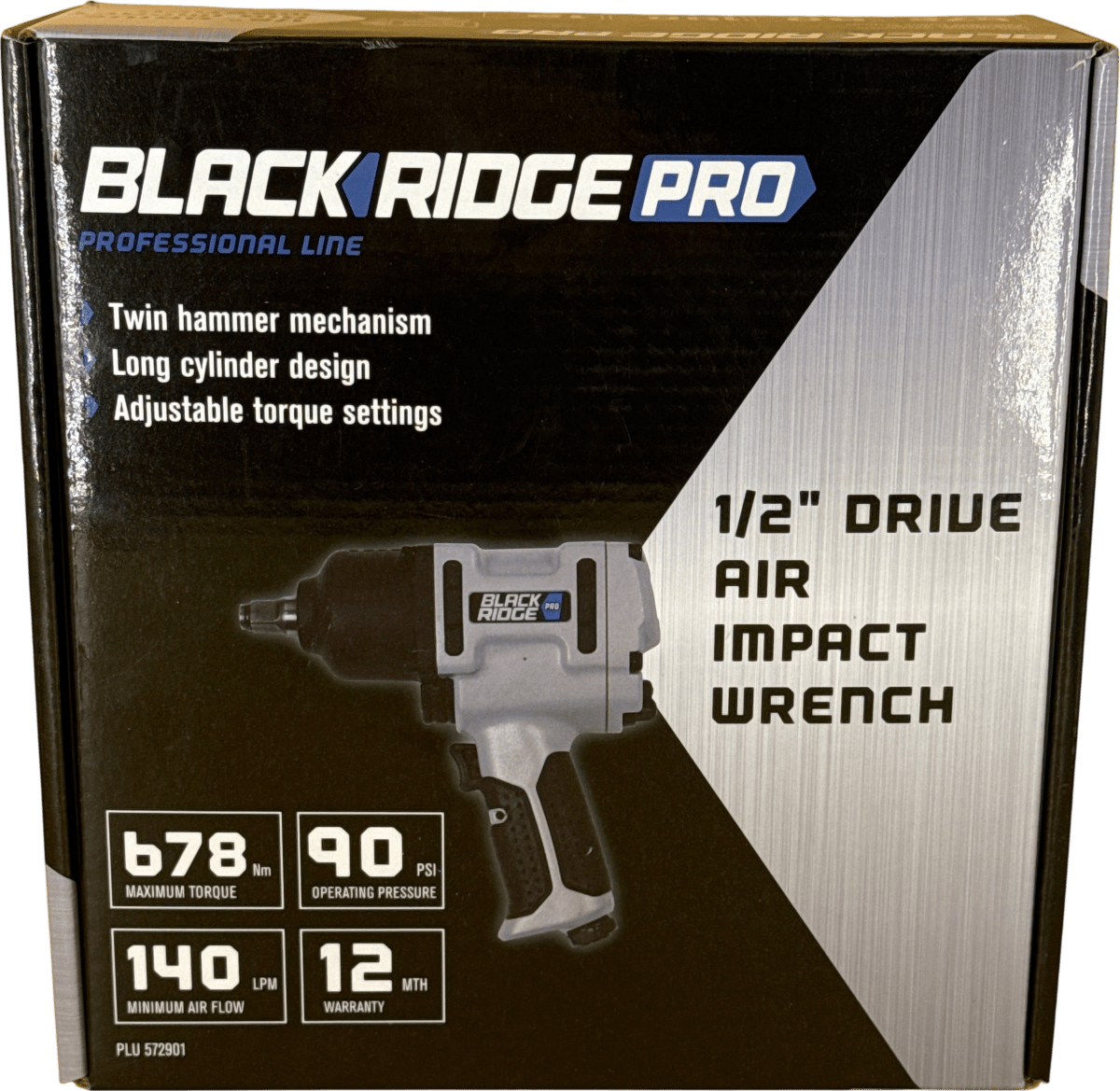 BLACK RIDGE - Pro Air Impact Wrench - 1/2” Drive - Mega Cash Sydney