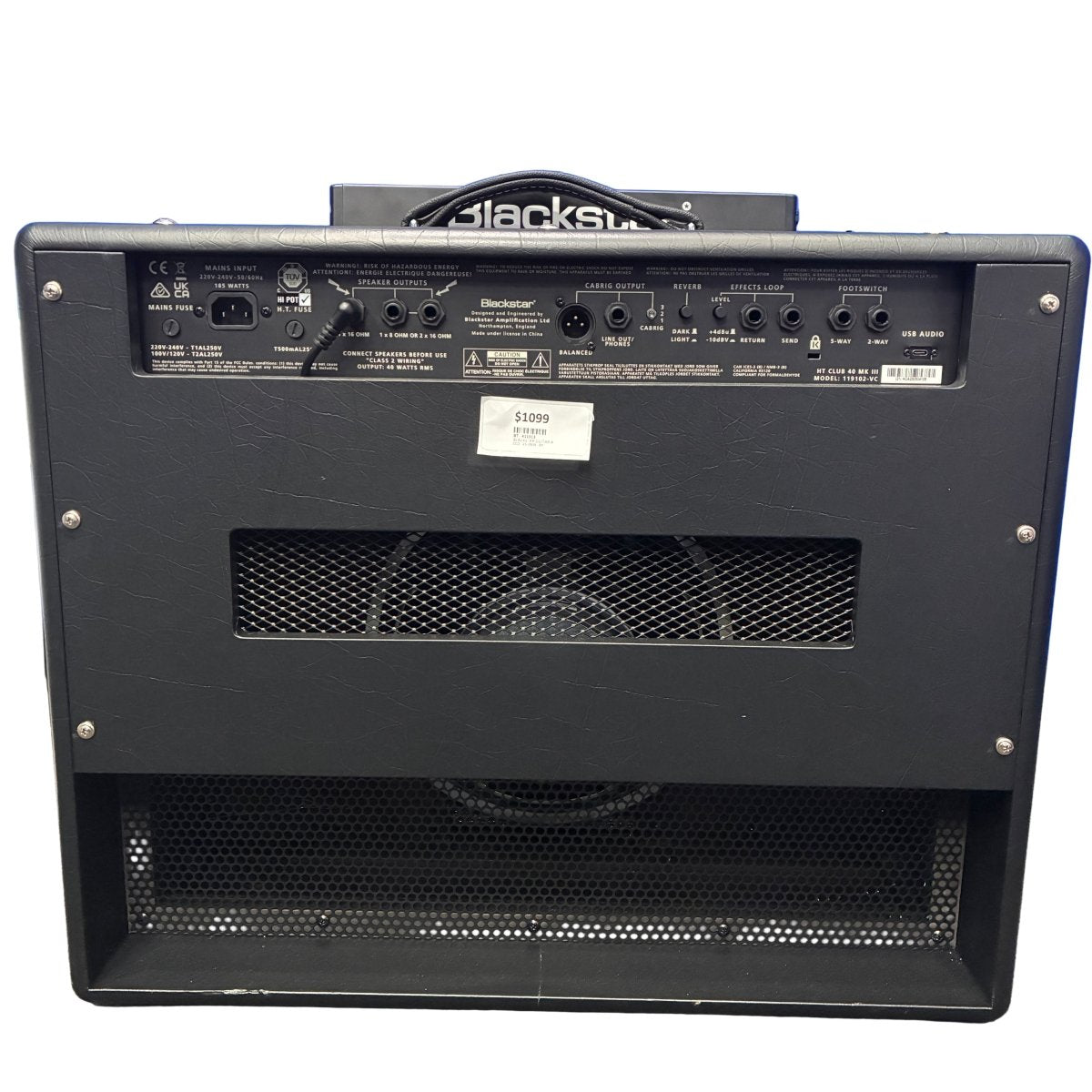 BLACKSTAR GUITAR AMPLIFIER HT CLUB 40 MK III + BLACKSTAR FS - 14 FOOTSWITCH - W/ POWER CORD, & LEAD - Mega Cash Sydney