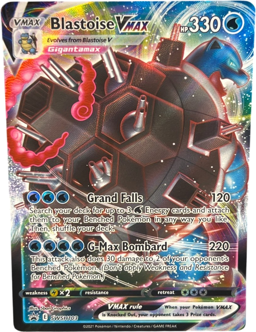 Blastoise Vmax SWSH103 - Pokemon TCG - Mega Cash Sydney