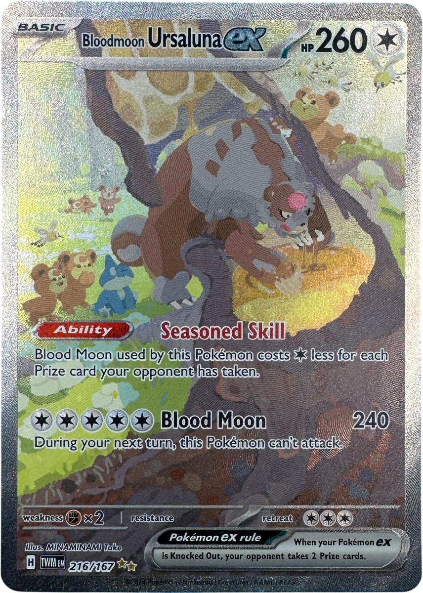 Bloodmoon Ursaluna EX Special Illustration Rare - Twilight Masquerade - Mega Cash Sydney