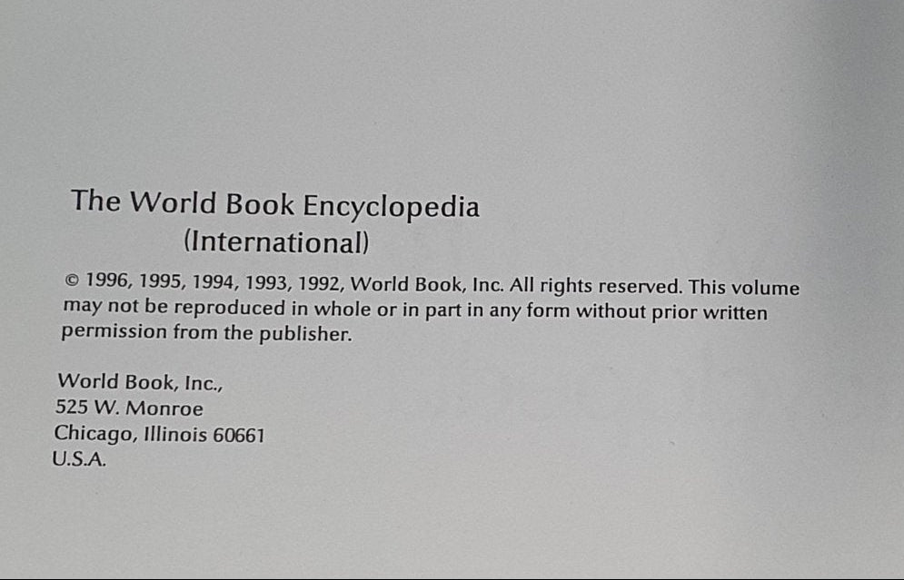 BOOKS WORLD BOOK ENCYCLOPEDIA 1994 INTERNATIONAL EDITION SET - Mega Cash Sydney