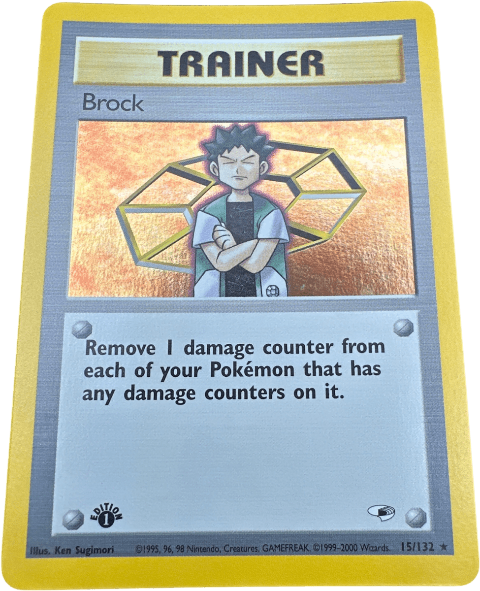 BROCK GYM HEROES 1ST EDITION 15/132 - Mega Cash Sydney