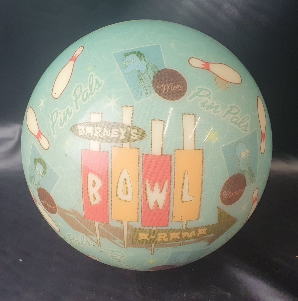 BRUNSWICK BOWLING BALL - PIN PALS 400TH EPISODE - 10 POUND SIZE - Mega Cash Sydney