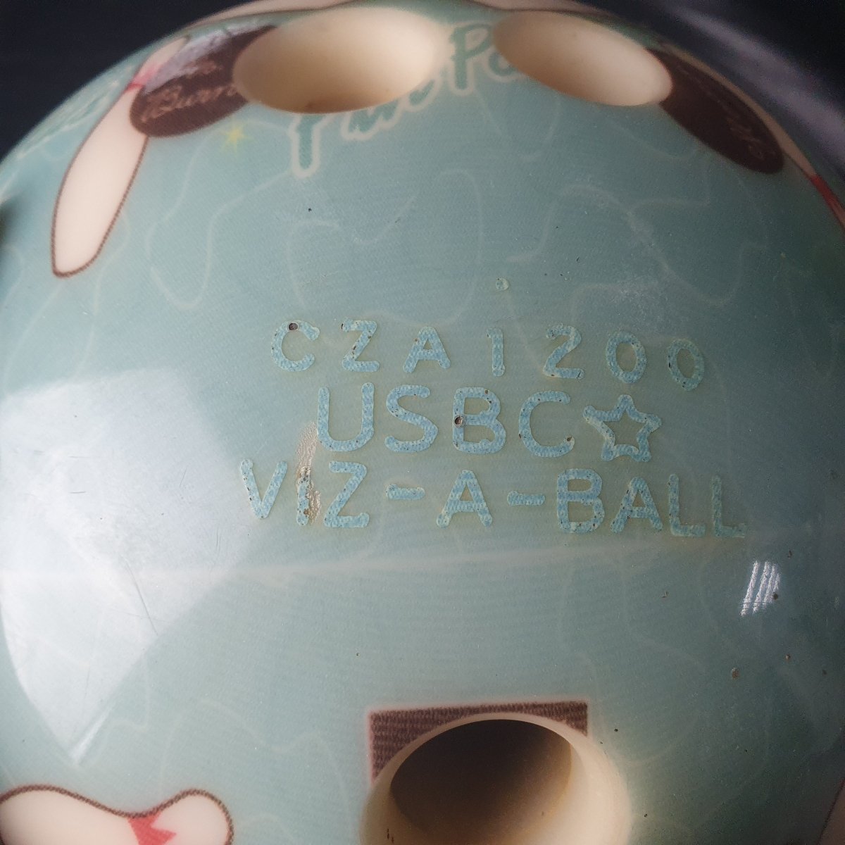 BRUNSWICK BOWLING BALL - PIN PALS 400TH EPISODE - 10 POUND SIZE - Mega Cash Sydney