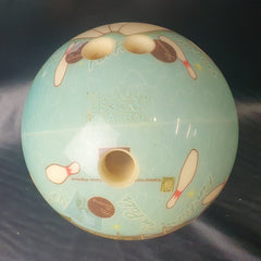 BRUNSWICK BOWLING BALL - PIN PALS 400TH EPISODE - 10 POUND SIZE - Mega Cash Sydney