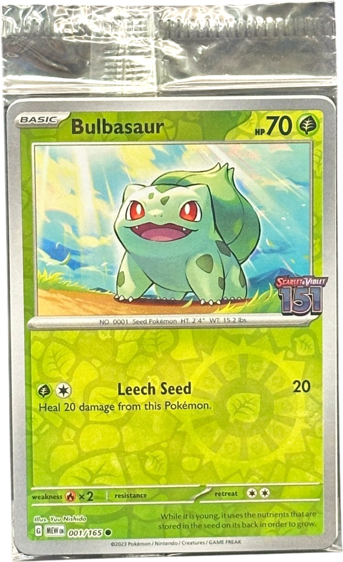 Bulbasaur - 151 Stamped Promo Sealed - Mega Cash Sydney