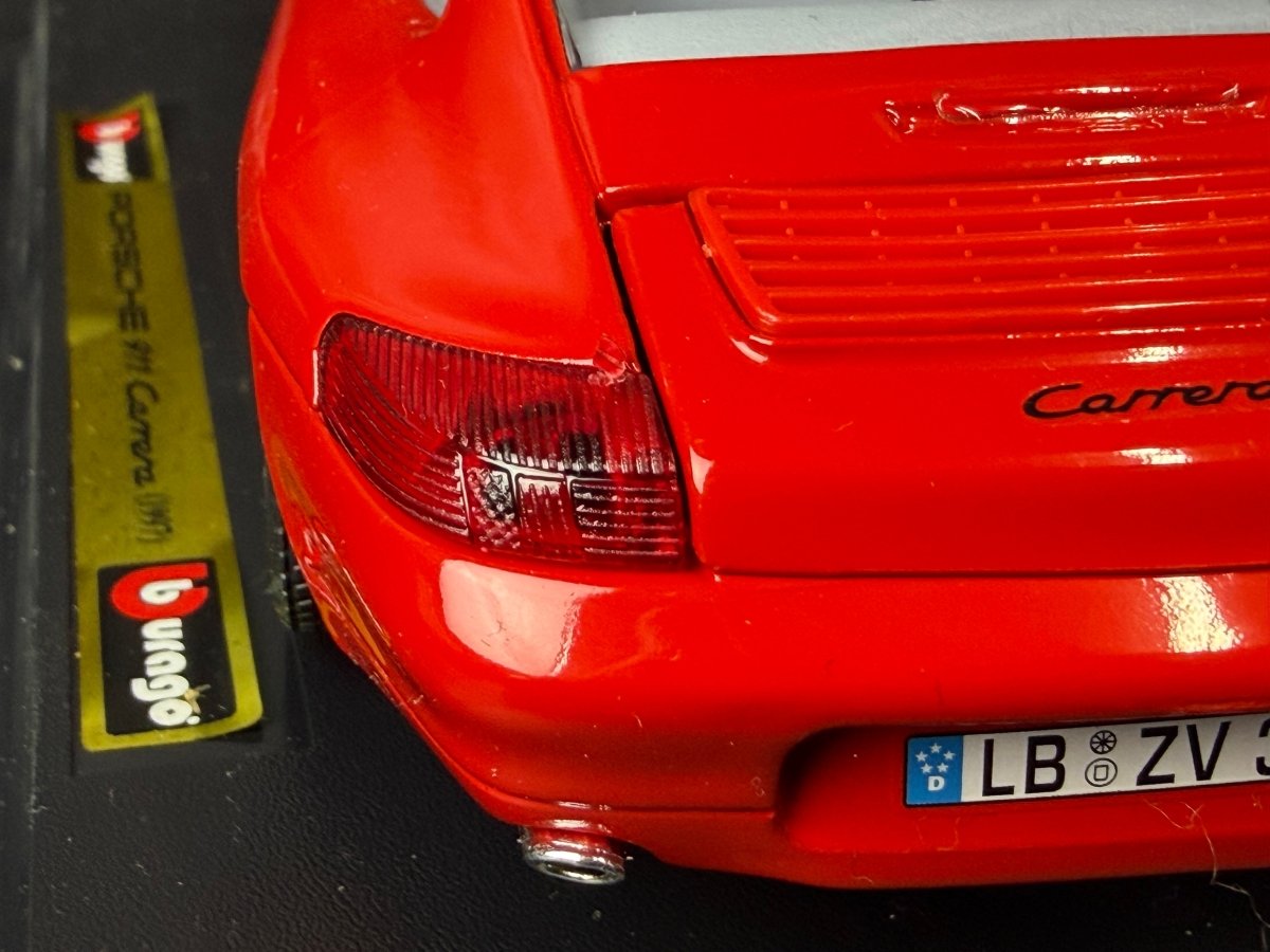 Burago Porsche 911 Carrera 1997 Bijoux Collection 1/24 Model Car - Mega Cash Sydney