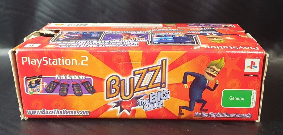 Buzz The Big Quiz - Playstation 2 (PS2) - Game not included - Mega Cash Sydney