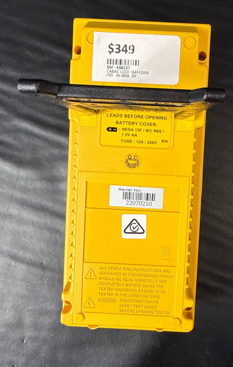 CABAC - Loop Impedence & PSC Meter - T2726 - Mega Cash Sydney