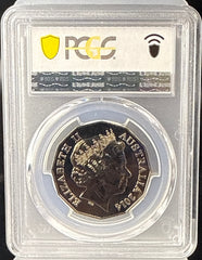 PCGS MS69 - Australia Western Front Colorized