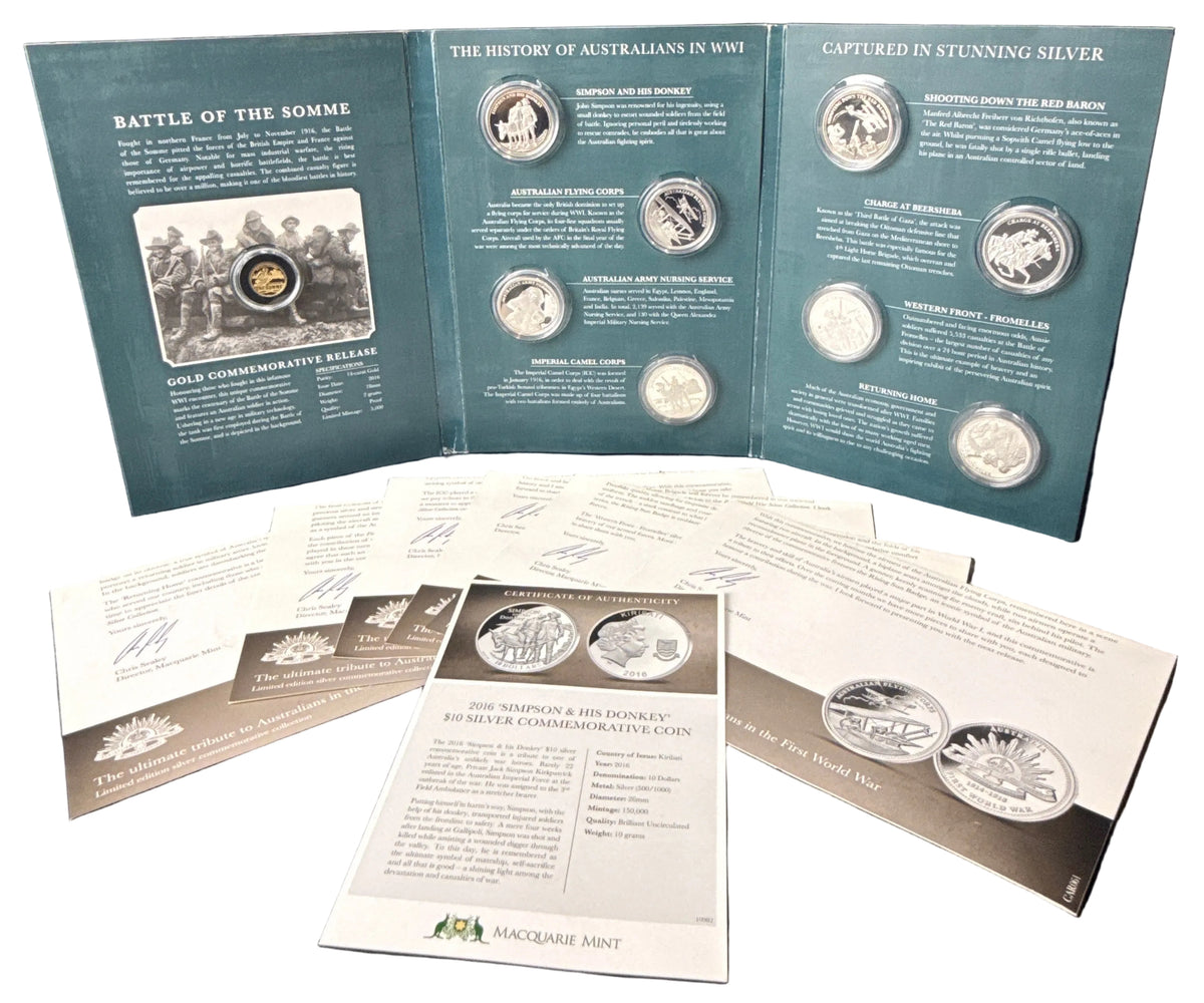 Silver Commemorative Collection - First World War