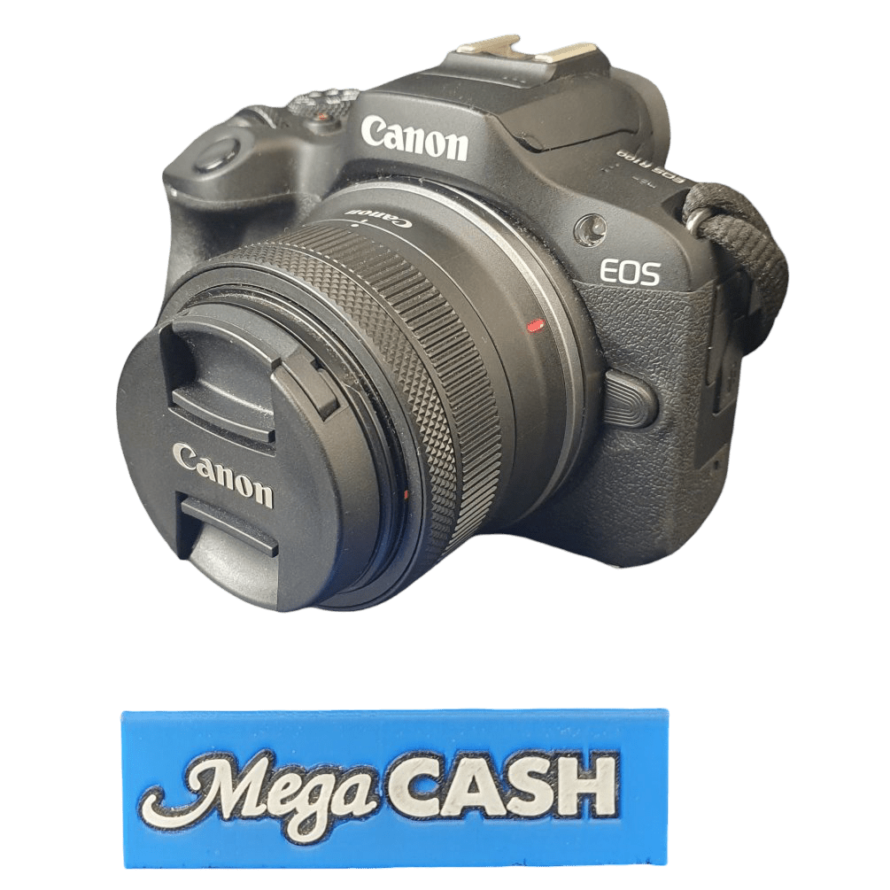 Canon EOS R100 - Digital SLR Camera - with 18 - 45 Lens + Adapter + Carry Bag & Charger - Mega Cash Sydney