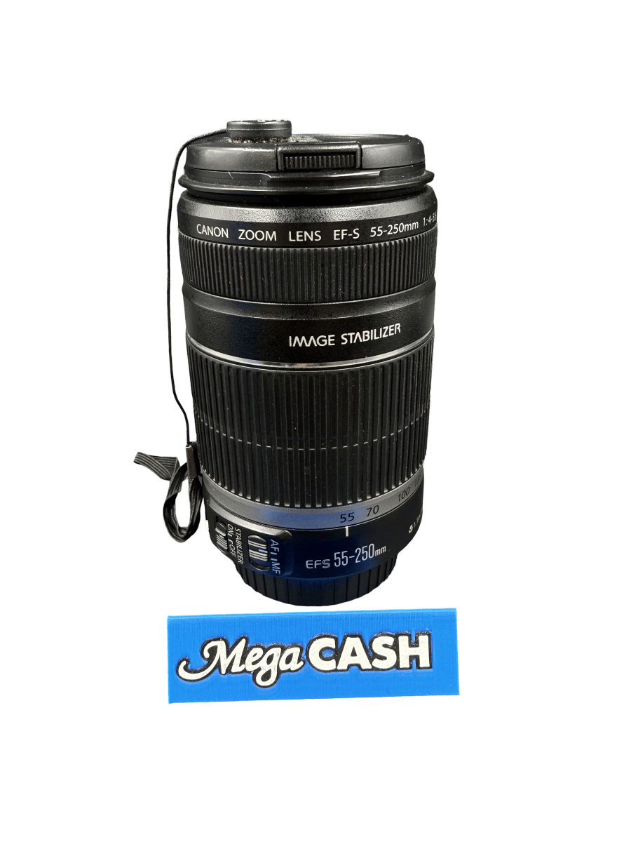 Canon Zoom Camera Lens 55 - 250mm, 1:4 - 5.6 with lens cap. - Mega Cash Sydney