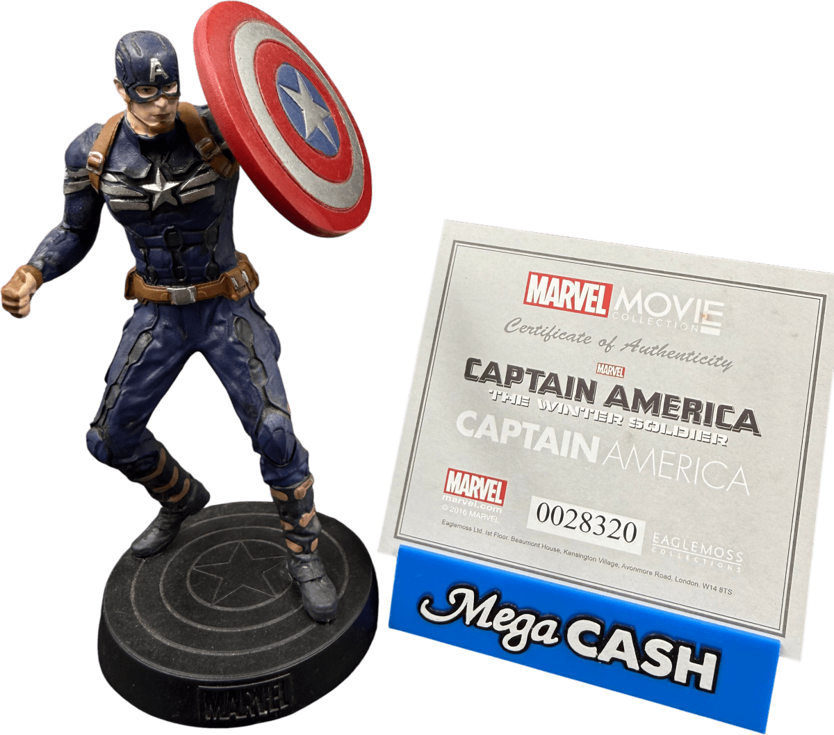 Captain America Eaglemoss Figurine - Marvel Movie Collection - Mega Cash Sydney