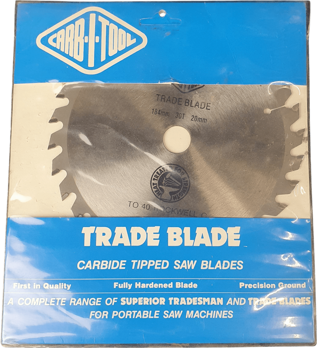 Carb - I - Tool - M184 - 30T - 184mm x 20mm Circular Saw Blade - Carbide Tipped - Mega Cash Sydney